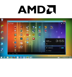 Решение для одновременного запуска двух операционных систем на одном ПК AMD BlueStacks